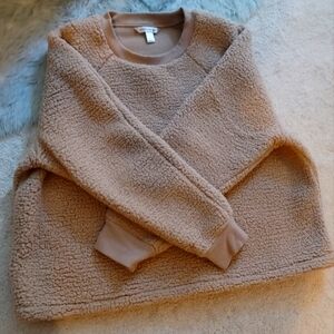 Banana Republic Sherpa Teddy Sweatshirt